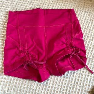 Lululemon hot pink shorts